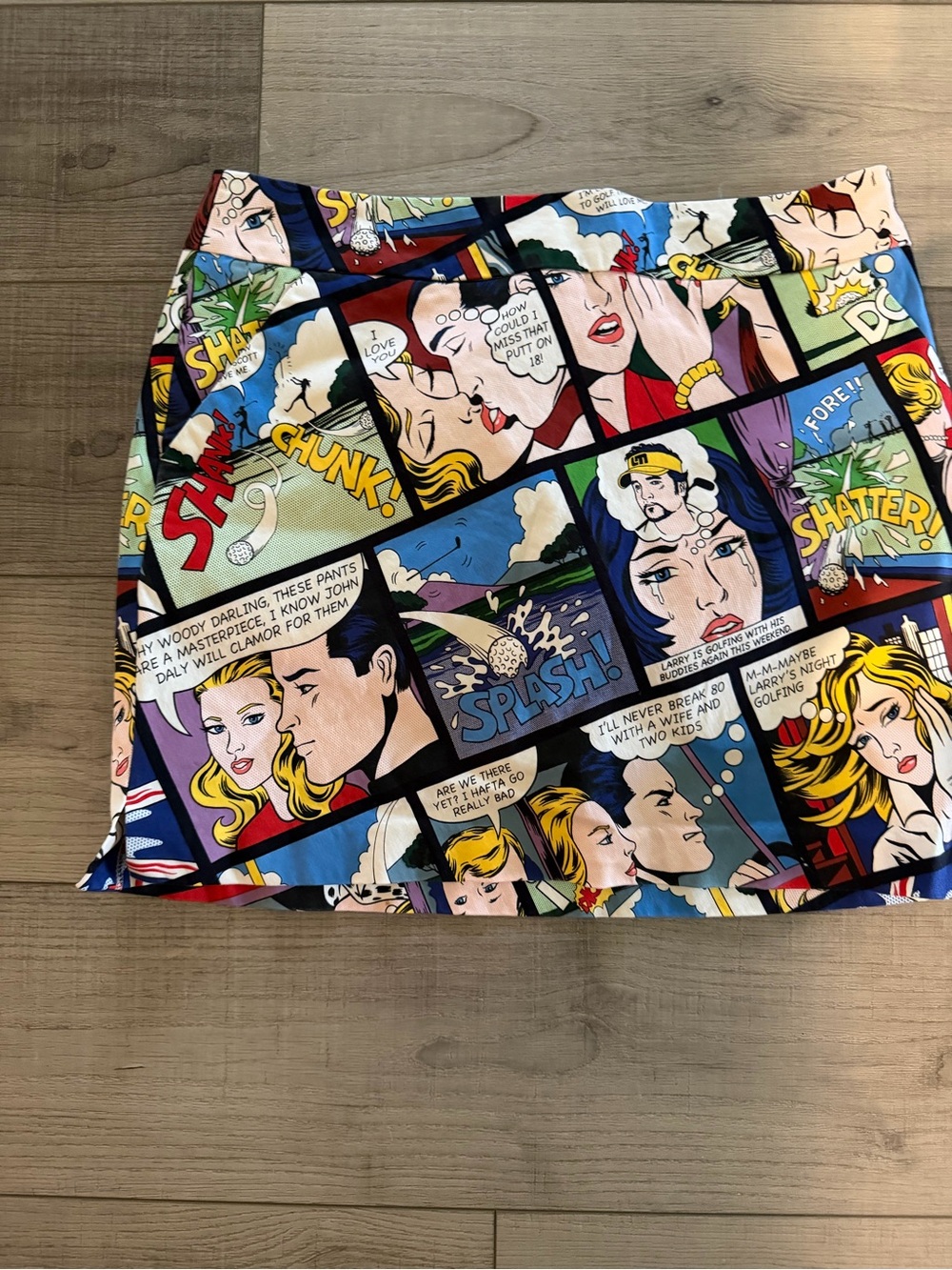 Loudmouth Comic Print Women’s skort 8